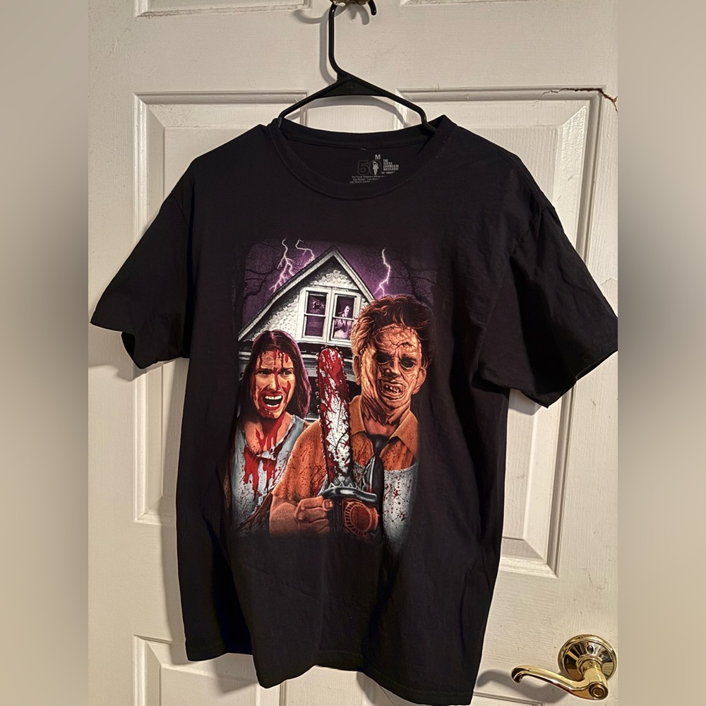 Texas Chainsaw Massacre Black Unisex Graphic T-Shirt